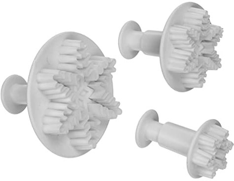 Emporte-pièces En Forme De Flocon De Neige Plongeur À Biscuits En Forme De Flocon De Neige Emporte-pièces En Plastique Emporte-pièces Pour Fondant Moule Outil De Décoration De Gâteau Emporte-pièces En