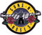Distrigeek Anstecknadel aus der Kollektion GNR Gun's – emailliertes Metall – Brosche Badge – Axl Roses Slash Band Sänger Hard Rock für Damen Herren – Geschenkidee
