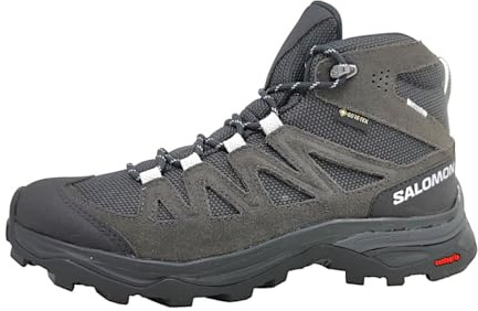 SALOMON Schuhe X Ward Leder Mid GTX W Code 471819, Anthrazit Schwarz, 40 2/3 EU
