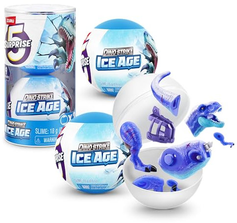 5 Surprise Dino Strike Ice Age Serie 6 von ZURU (2 Kapsels)