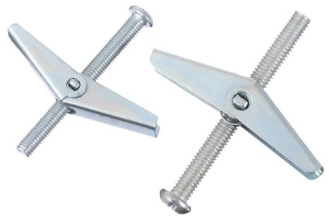 PartyKindom 2 Set Viti Per Aerei Bulloni Viti Di Espansione Viti Autofilettanti Viti Con Scanalatura Composta Ancore Premium Viti Di Ancoraggio Ancore Autoperforanti Dado Avanzato In Acciaio