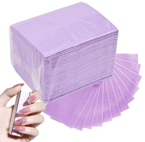 Silicone Mat, 50 Manicure Table Mat Nail Tech Sheets, Waterproof Nail Mat, Paper Towels for Nail Techs, Water Absorbing Nail Paper Towels for Salon, Beginners, Manicure, Professionals