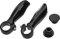 BOROCO Fahrrad Lenkerenden,2 Stück Mountainbike Lenkerhörnchen aus Aluminiumlegierung,Schwarz Fahrrad Lenker Handlebar Ends für 22.2 Mm Rennrad,Mountainbike Lenker