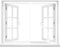 Premium Slim Fliegengitter Plissee für Fenster 85x80cm Netz Alu Plisseetür Profi Insektenschutz - Rollo Alternative max. Weiß