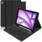 Funda con Teclado para iPad Air de 11 Pulgadas M3 2025/M2 2024, Funda Teclado para iPad Air 11, Ultra Delgada fundas con Portalápices, Magnético Desmontable teclados para Air 11 Pulgadas, Negro