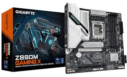 GIGABYTE Z890M Gaming X Ultra Core (Series 2) LGA 1851, mATX, DDR5, 3X M.2, PCIe 5.0, Front USB Type-C, 2.5GbE LAN, EZ-Latch