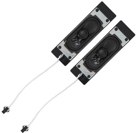 Ausla 2 Stück 10 W 8 Ohm TV-Box-Lautsprecher-Ersatz, TV-Lautsprecher-Lautsprecher-Soundverstärker mit Tollem Bass-Effekt für LCD-TV-Gerät, Werbe-Player