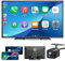 ESSGOO CarPlay Voiture, Supporte CarPlay sans Fil et Android Auto, Écran Tactile IPS 9 Pouces, Caméra Avant 4K et Caméra de Recul 1080P, Bluetooth 5.0, GPS, FM, AUX, Mirror Link, Carte TF 64G