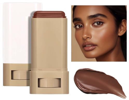 Skin Tint Balm For Black Women, Stick Foundation Makeup, Tinted Moisturizer Stick, Boosted Beauty Balm Foundation Sticks, Solid Tinted Moisturizing Contour Sticks, Lightweight Natural Finish Makeup