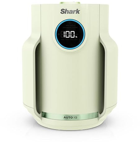Shark NeverChange Luftreiniger für bis zu 5 Jahre, für Zuhause, Raumabdeckung 23 m2, kompakter Luftreiniger, HEPA-Filter, fängt 99,97% der Allergene, leise, LED-Display, Mint HP072EUGN