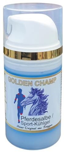 Golden Champ Pferdesalbe/Sport - Kühlgel, 75 ml