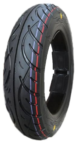 80/100-10 Schlauchloser Reifen, 80/100/10 Hochgriffiges Offroad-Profil Schnee Regen für Roller Motorrad 80 100 10 6PR Max Last 175 kg