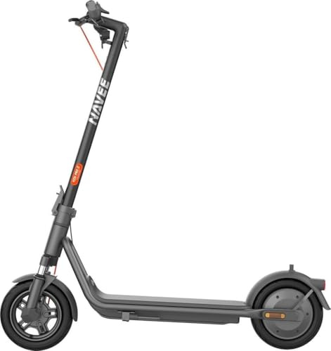 NAVEE Série V25/NT5/XT5/UT3/UT5 Trottinette Electrique Adulte 25KM-110KM | Pneus 10-12, Triple Freinage&TCS, Antivol Intégré&Connectivité Bluetooth, APP, Clignotants, Pliable, Apple Find My