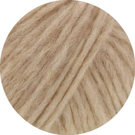 LANA GROSSA Chapeau | Watteweiches Schlauchgarn (Soffilo) gefüllt mit 24% Schurwolle (Merino), 56% Alpakafasern (Baby) & 20% Polyamid | 50g Wolle zum Stricken & Häkeln | 110m GarnFB 18