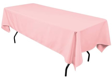 Amscan 77015-109 - Pink Plastic Lined Paper Party Table Cover - 1.37m x 2.74m