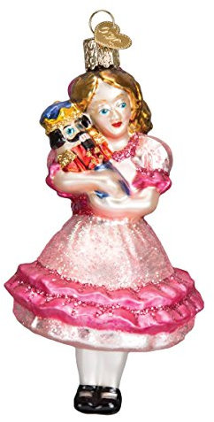 Old World Christmas Nussknacker-Kollektion Glasornamente für den Weihnachtsbaum Clara