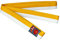 Ju-Sports Budogürtel - weiß/gelb, Baumwolle I Kampfsport Gürtel Für Budo-Sportarten, Judo, Karate uvm. I Ca. 4 cm breiter Martial Arts Gürtel I 200 cm
