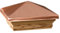 Deckorators 72223 Terrassendielen, Kupfer-Pfostenkappe mit behandeltem Boden, 10,2 x 10,2 cm