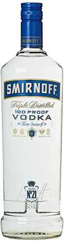 Smirnoff Blue No. 57 Export Strength Premium Vodka, 50% vol. (1 x 1 l)