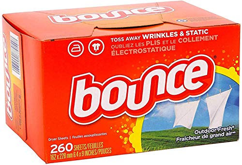 Bounce Lot de 260 feuilles de séchage d'extérieur - Pour sèche-linge