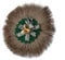 Breiter Rehradl Anstecker Hutanstecker Accessoire Tracht Trachtenhut Grandeln mit Hirsch Trachtenpin Brosche
