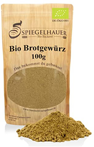 Bäckerei Spiegelhauer Bio Brotgewürz fein vermahlen für leckeres Brot 100 g