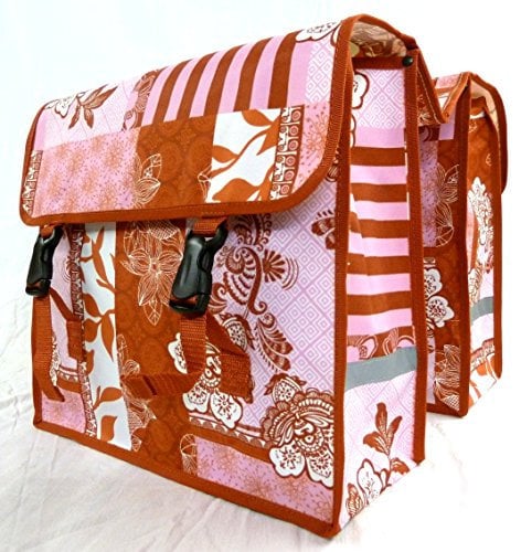 CBK-MS Angebot ! New Looxs Fiori Double Suzy red Fahrradtasche Gepäcktasche OEM