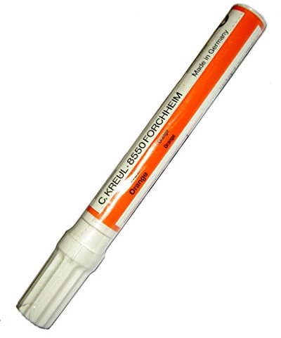 Javana Seidenmalstift F. 02 Orange - nachfüllbar Seidenmalfarbe - für Seidenmalerei