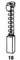 Balais de charbon 0873 pour outils électroportatifs Ryobi - 5x8x11 mm - Pour Ryobi Ponceuse PD1921, Ryobi Ponceuse PD1921V, Ryobi Rabot L180, Ryobi Rabot L182STC, Ryobi Rabot L82N