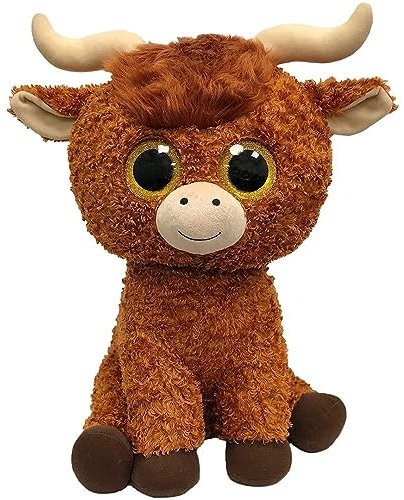TY Angus Highland Cow Plüsch Braun Large
