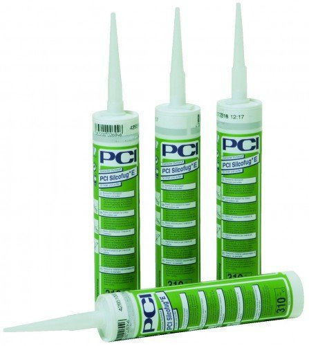12 Stück Silikon PCI Silcofug E Hellgrau 310 ml