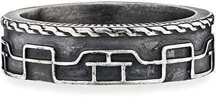 cai Herren Ring 925/- Sterling Silber matt ohne Stein Silbergrau 132270760