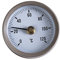 Demiawaking Pipe Thermometer Temperaturanzeige mit Clip-On Feder 0-120 ℃ 63mm