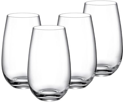 Villeroy & Boch - Entrée ensemble de 4 gobelets, 620 ml, cristallin, transparent