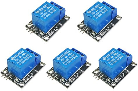 ICQUANZX 5PCS 5V A Módulo de relé de Canal Shield para PIC AVR DSP Arm para arduino relé