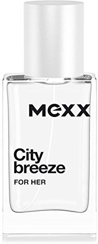 Mexx City Breeze For Her – Eau de Toilette Natural Spray – fruchtig-blumiges Damen Parfüm für den Sommer – 1er Pack (1 x 15ml)