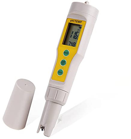 pH Meter Pool Tester, Tragbar Digital PH-Meter LCD Wasserqualität Tester mit LCD Anzeige Digitales pH Meter für Pool/Teich/Aquarium/Schwimmbad/Trinkwasser