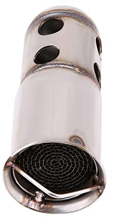 Keenso Motorrad Auspuff Endschalldämpfer, Universal Motorrad 51mm Auspuff DB Killer Lärm Eliminator Motorrad Auspuff Endschalldämpfer(1) Auspuffrohre