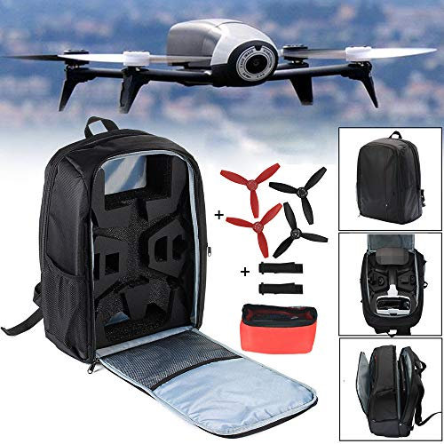 Für Bebop 2 FPV Backpack,Colorful Reise Schulter Rucksack Backpack Bag Case Kasten mit 4PC Propeller für Parrot Bebop 2 FPV Drone (B)