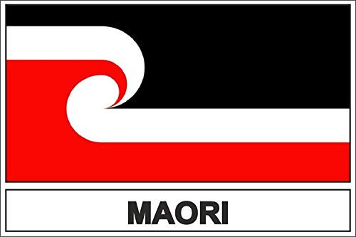 Akachafactory Sticker Aufkleber Flaggen Flagge Fahne Maori