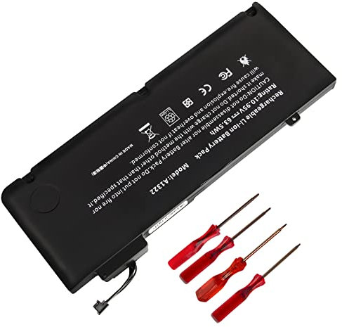ASUNCELL Batterie A1278 A1322 pour Apple MacBook Pro 13 (Version mi-2009 2010 2011 2012) MB990*/A / MB990CH/A / MB990J/A / MB990LL/A / MB990TA/A / MB990ZP/A / MB991*/A MC700LL/A 63.5Wh 10.95V