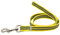 Gummierte Leine ohne Handschlaufe - neon gelb, 100 cm (1 m)