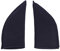 QHP Schallschutz Ohre für Ohrenhaube Fliegenhauben aus Neopren (Warmblut)