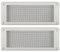 Roshield Pest Proofing Air Brick Mesh Vent Cover | Mouse Insect Rodent Control Prevention x 2 (White, Standard)