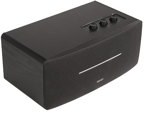 Edifier D12 Altoparlanti integrati per computer desktop con Bluetooth 5.0, altoparlante stereo wireless da tavolo 70 Watt RMS con uscita linea subwoofer, RCA, ingresso Aux per PC, monitor, laptop