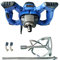 Powerful Paddle Mixer Electric Drill Mixer with M14 Thread Mixing Stirring Rod, 120mm Mixer Diameter, Adjustable 6-Speed Easy to Operate, Lock Button, for Mixing Paint, Plaster, Cement, Resins