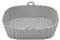 Adems Air Fryer Liners Silicone, Accessories That are Reusable, Easy to Clean, Non-Stick, Oil-Proof, Water-Proof. Food Grade, Replacement for Disposable Parchment Paper 3 Pack (Square Grey)