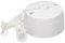 AXIOM Ceiling Pull Cord 10A 2 Way Light Switch for Toilet Bathroom Kitchen Basement 1.5M Long String Pullcord White Round Ceiling Mounted