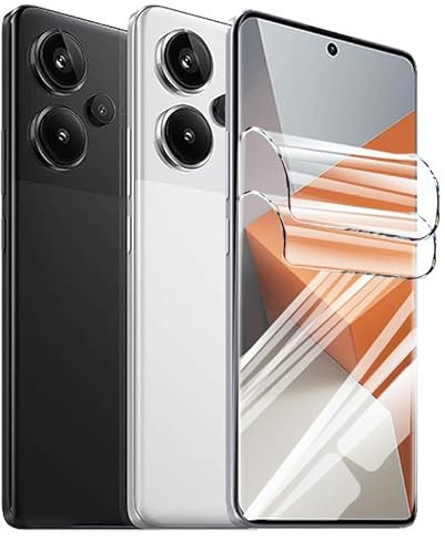 TMahhbid [2 piezas] Película de Hidrogel para Xiaomi Redmi Note 13 Pro+ / Redmi Note 13 Pro Plus(6.67 inch), [HD] Protector de Pantalla de TPU Suave Transparente [NO vidrio templado]