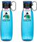 Sistema Traverse Water Bottle | 650 ml | Recyclable with TerraCycle® | BPA-Free (Pack of 2)